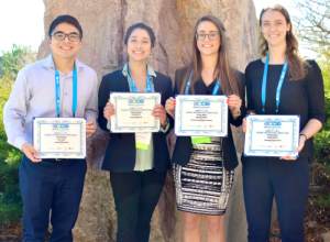 Emerging Contaminants Summit Student Winners Outside