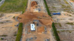 aerial view of EM's soil remediation project