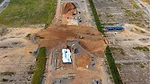 aerial view of EM's soil remediation project