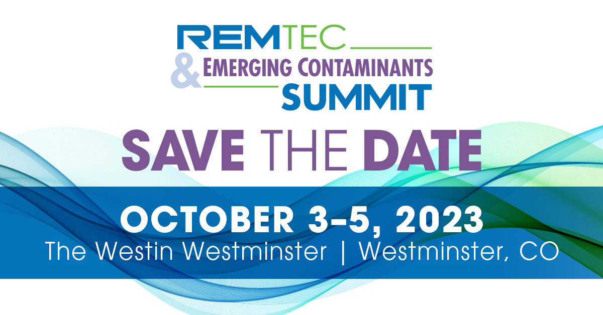 RemTec and Emerging Contaminants Summit